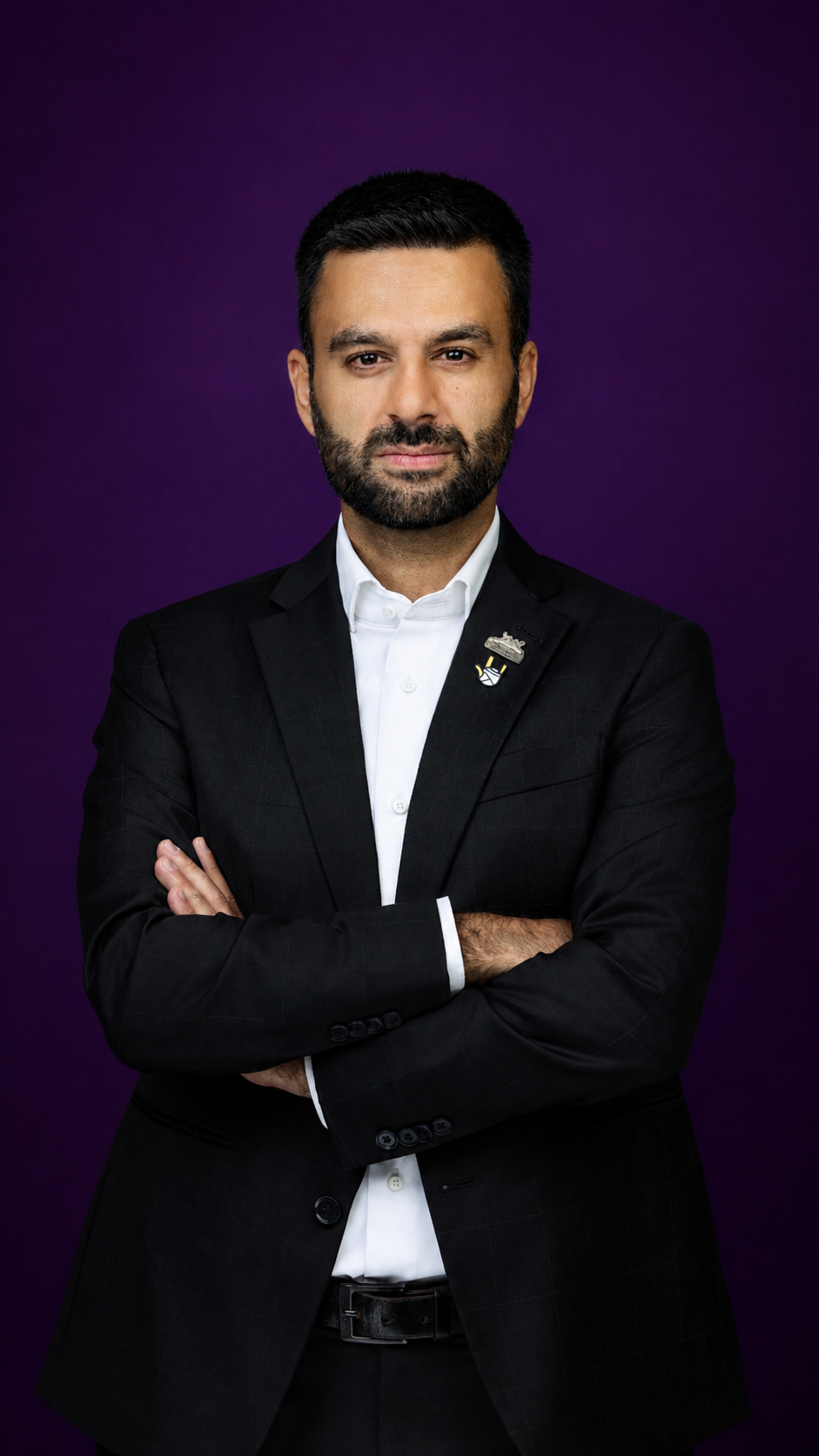 Yoseph Haddad with purple background