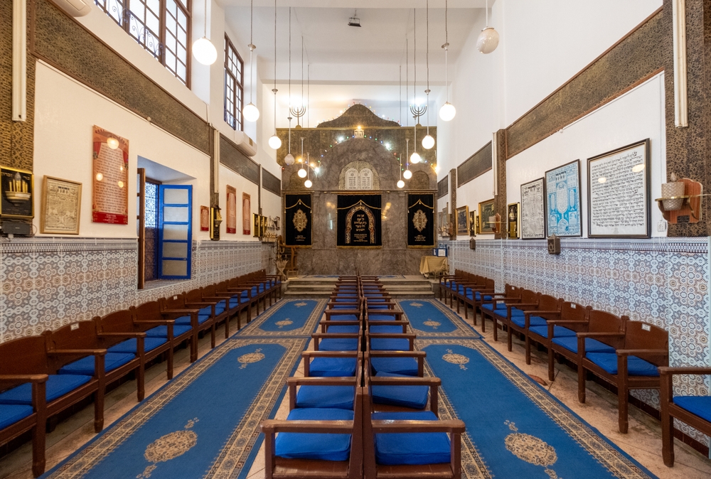 Synagogue in the diaspora: Marrakech, Morocco.