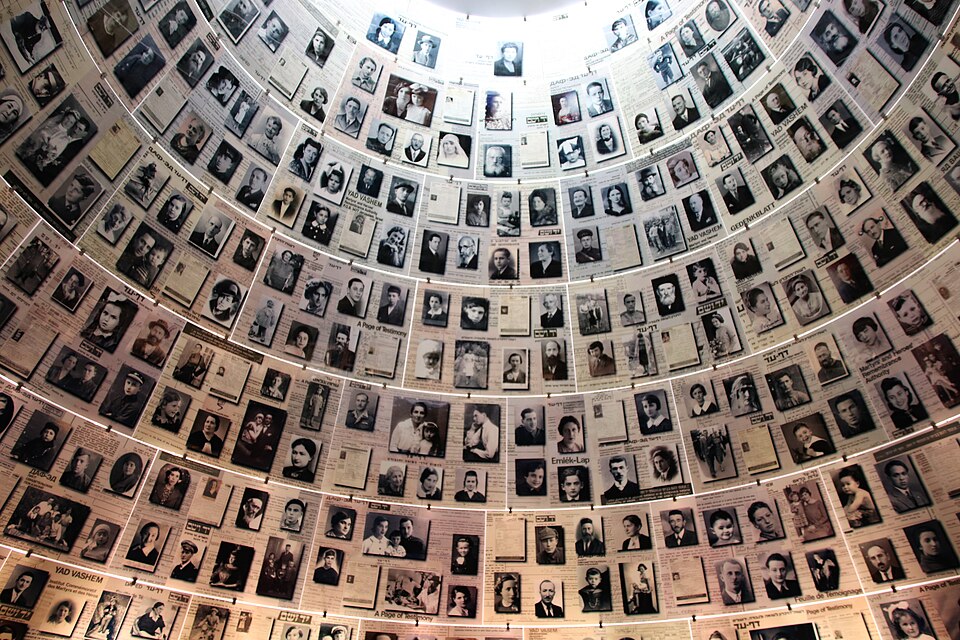 Yad Vashem Holocaust Memorial Museum (photos of victims)