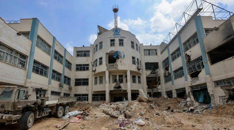 UNRWA Hospital in Rafah, Gaza