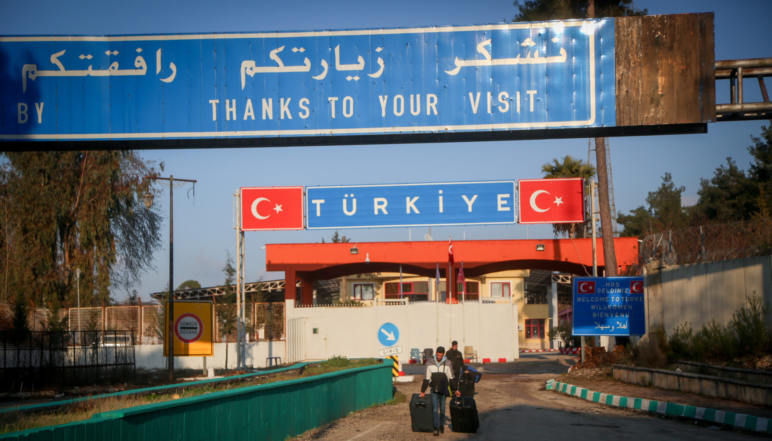 The Kasab border crossing with Turkey.