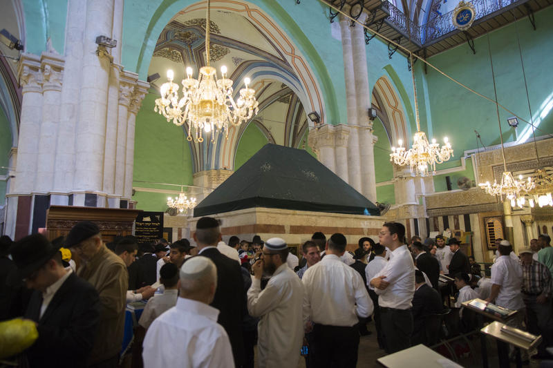 tomb of Isaac and Rebecca in Hebron