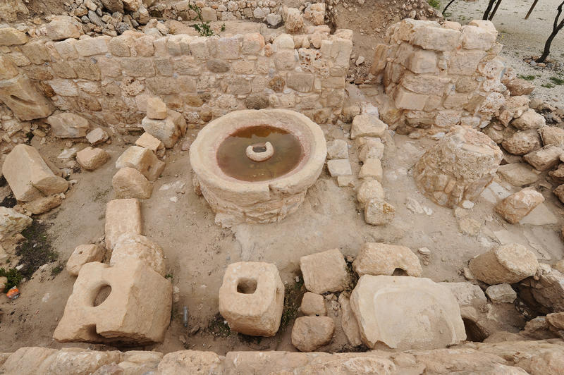 ancient floor of shiloh archaeological site
