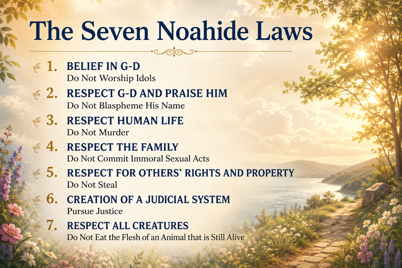 7 noahide laws