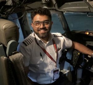Smit Machchhar, the Indian pilot linked to the flydubai incident.